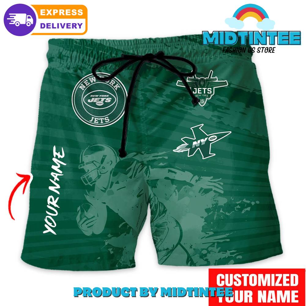 New York Jets Personalized Combo Hawaiian Shirt And Short 30Uf093080 – Utopia Fashion