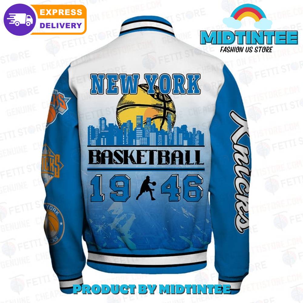 New York Knicks Nba Blue Varsity Jacket 30Uf092394 – Utopia Fashion