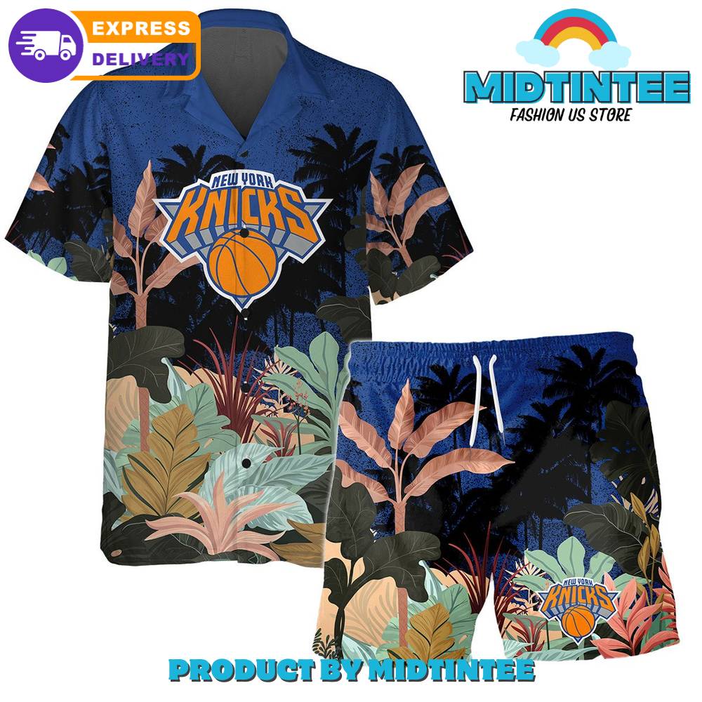 New York Knicks Team Pattern Tropical Combo Hawaiian Set 30Uf093085 – Utopia Fashion