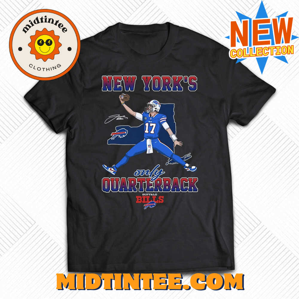 New Yorks Only Quarterback Buffalo Bills T-Shirt 30Uf094171 – Utopia Fashion