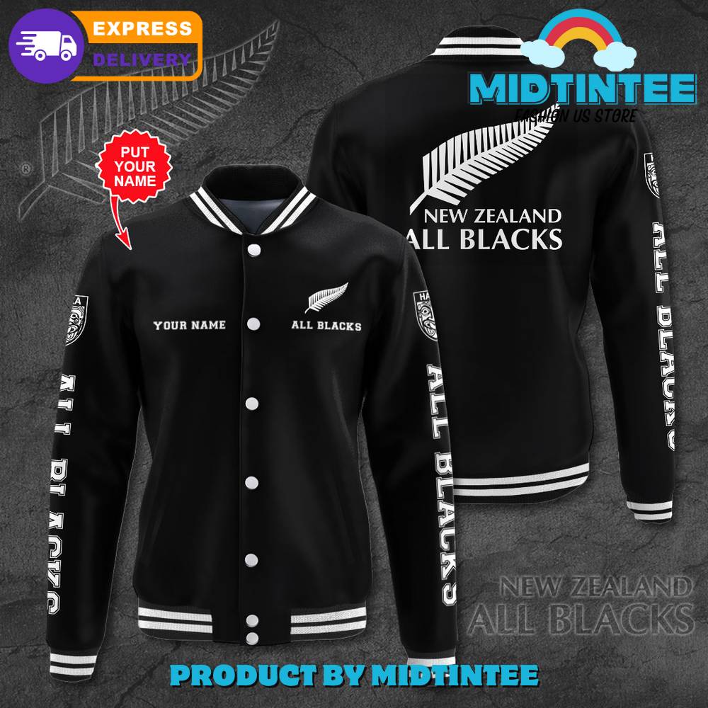 New Zealand X Rugby World Cup Personalized All Black Varsity Jacket 30Uf092400 – Utopia Fashion