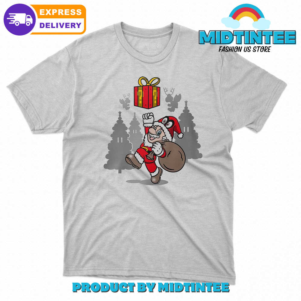 Nintendo Super Mario Santa Claus Christmas T-Shirt 30Uf094174 – Utopia Fashion