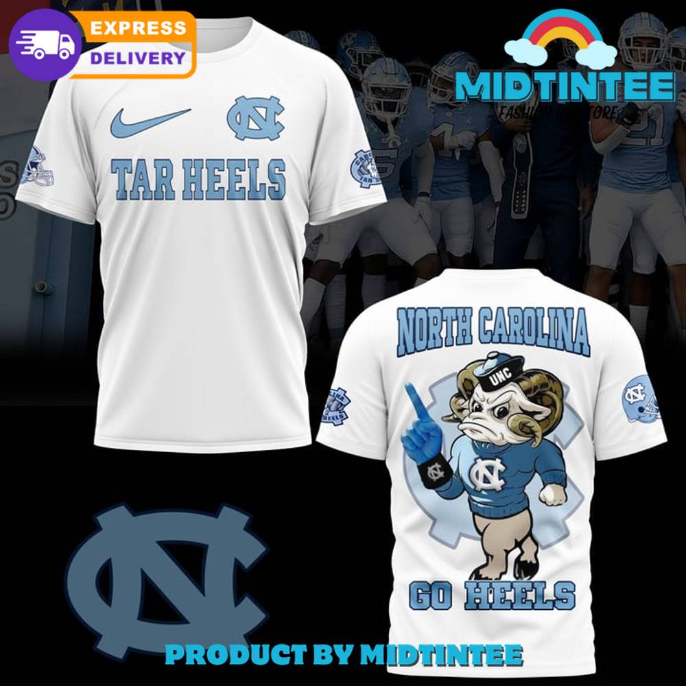 North Carolina Tar Heels Football White Shirt 30Uf095125 – Utopia Fashion