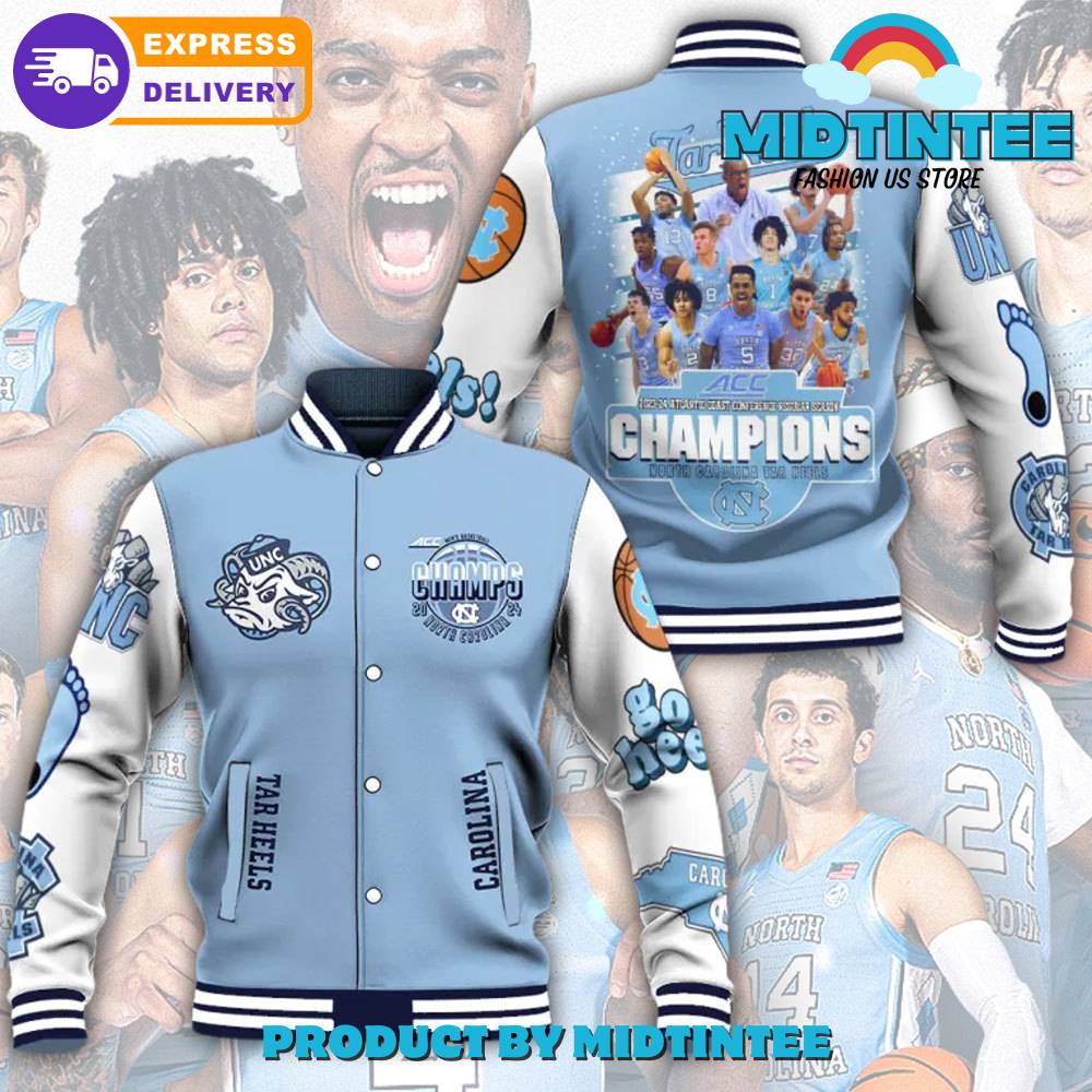 North Carolina Tar Heels Men Basketball Champions Baseball Jacket 30Uf092414 – Utopia Fashion