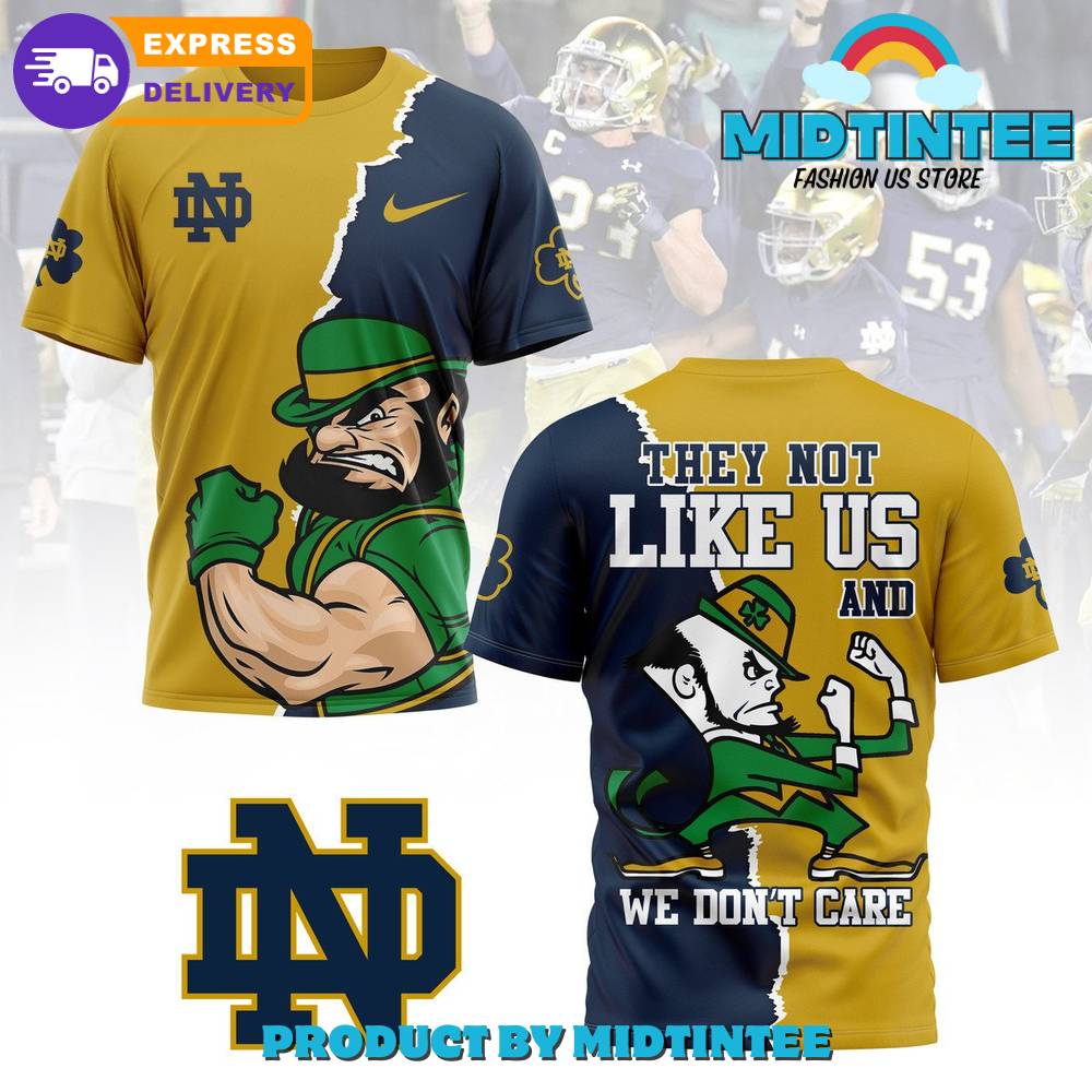 Notre Dame Fighting Irish They Not Like Us Shirt 30Uf095130 – Utopia Fashion