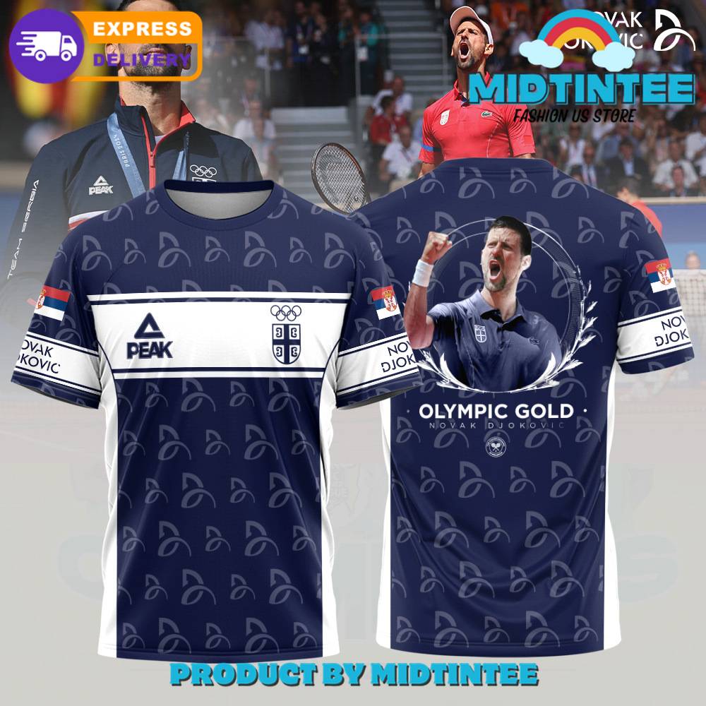 Novak Djokovic Olympic Gold Shirt 30Uf095131 – Utopia Fashion