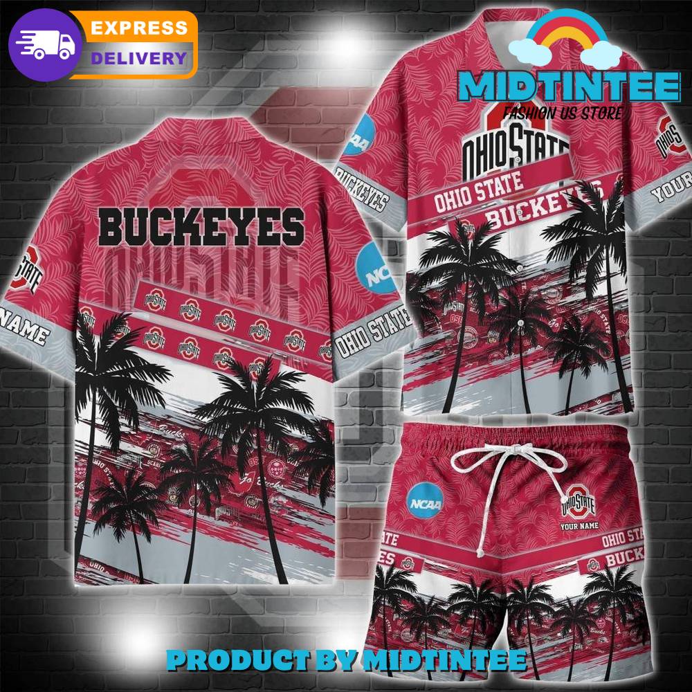 Ohio State Buckeyes Ncaa Pattern Personalized Hawaiian Set 30Uf093185 – Utopia Fashion