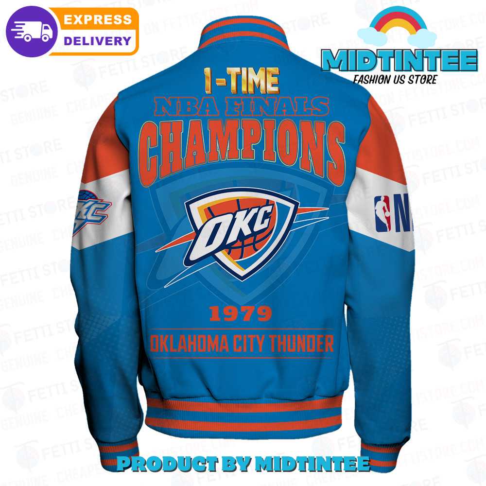 Oklahoma City Thunder Nba Final Champions Print Varsity Jacket 30Uf092419 – Utopia Fashion