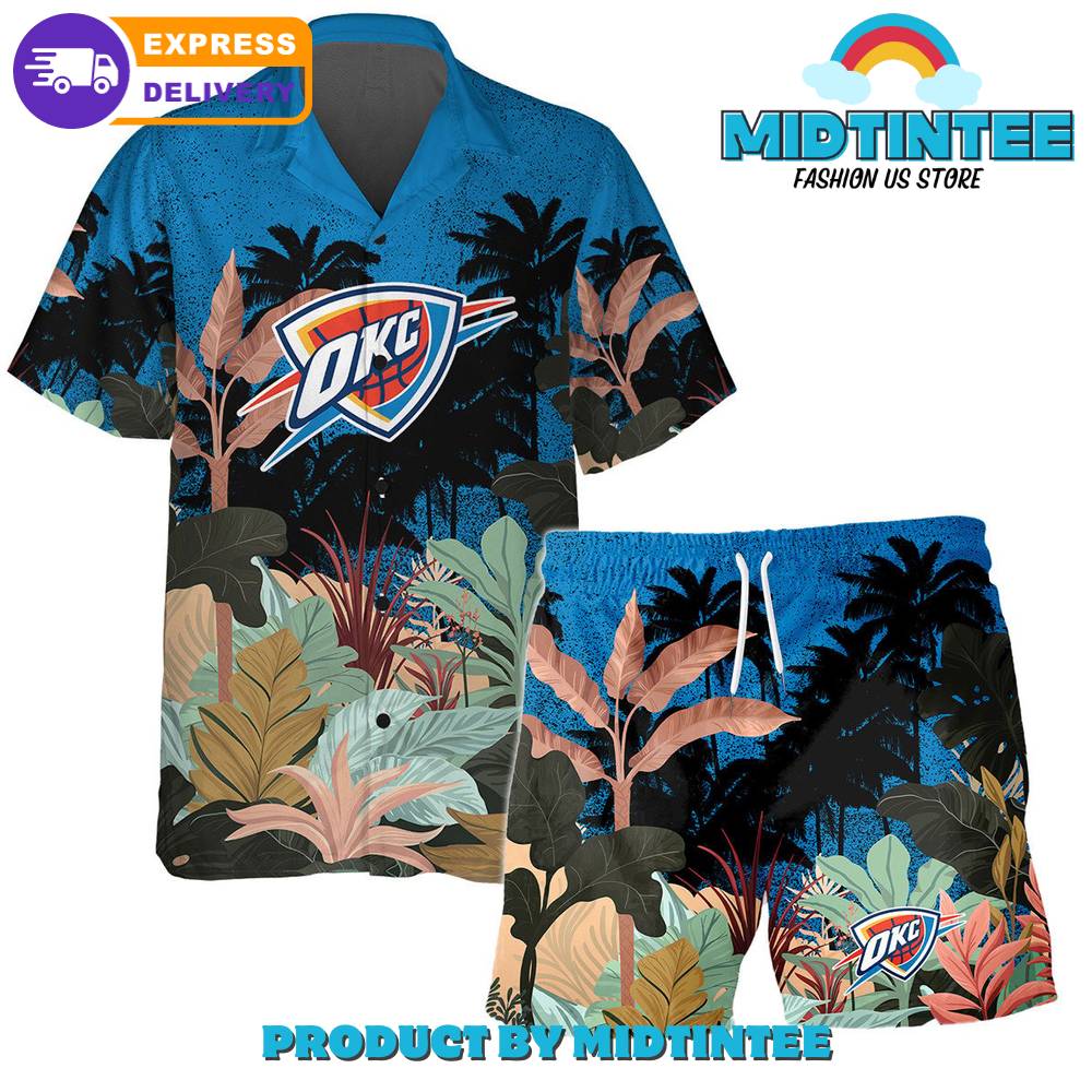 Oklahoma City Thunder Team Pattern Tropical Combo Hawaiian Set 30Uf093188 – Utopia Fashion