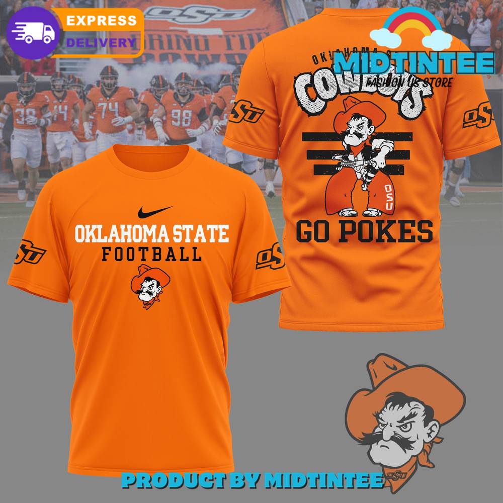 Oklahoma State Cowboys Go Pokes Orange Shirt 30Uf095156 – Utopia Fashion