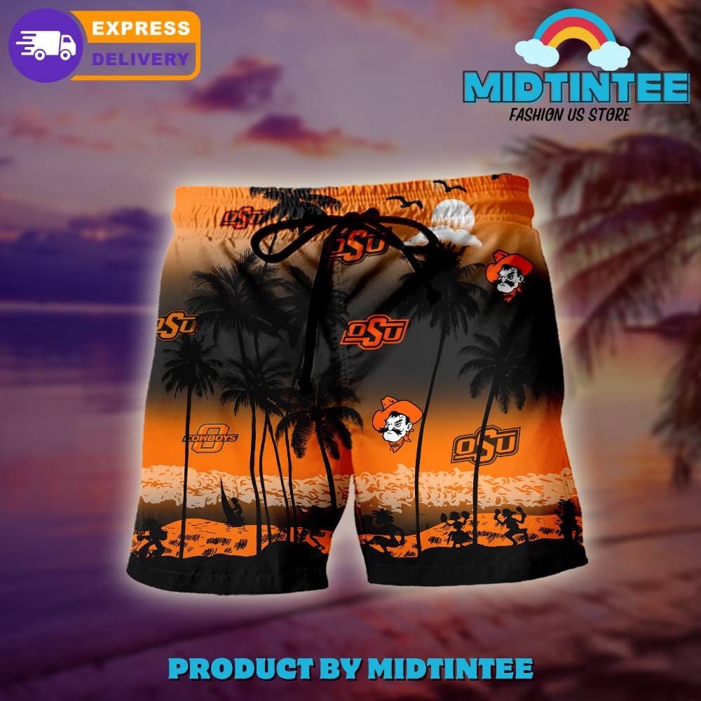 Oklahoma State Cowboys Logo Combo Hawaiian Shirt, Shorts 30Uf093194 – Utopia Fashion