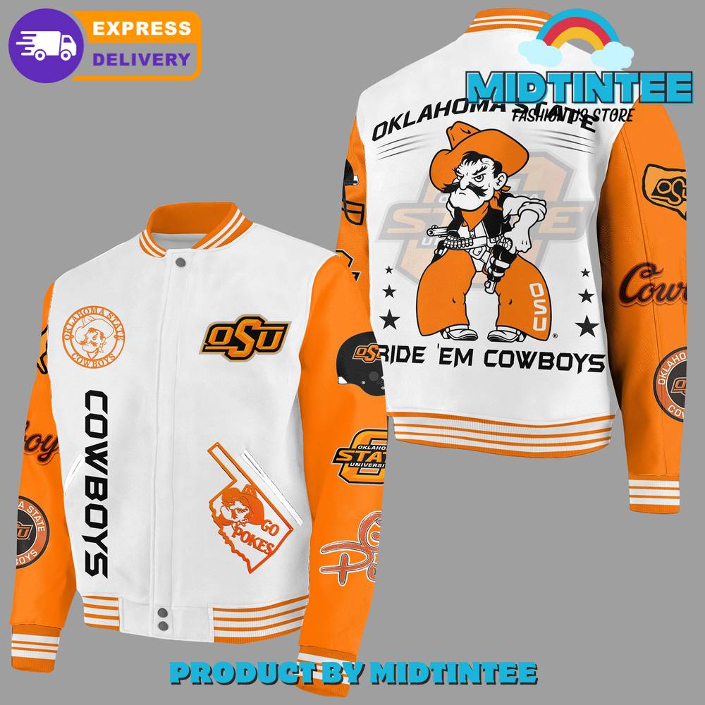 Oklahoma State Cowboys Ncaa Football Baseball Jacket 30Uf092420 – Utopia Fashion