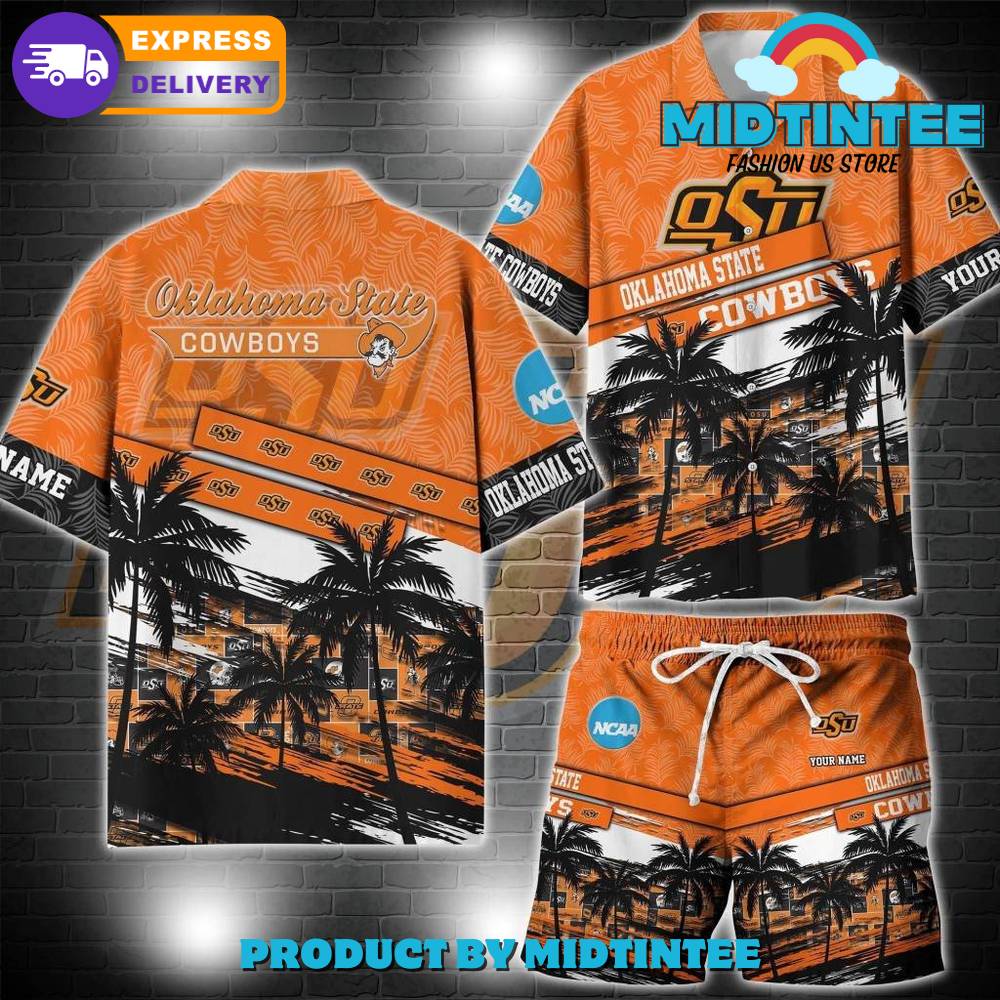 Oklahoma State Cowboys Ncaa Pattern Personalized Hawaiian Set 30Uf093195 – Utopia Fashion