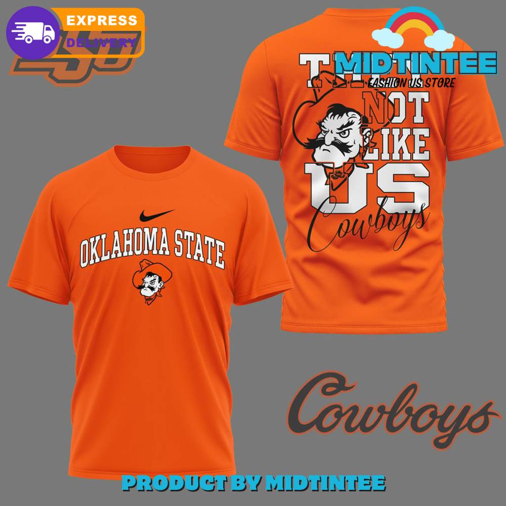 Oklahoma State Cowboys They Not Like Us Orange Shirt 30Uf095159 – Utopia Fashion