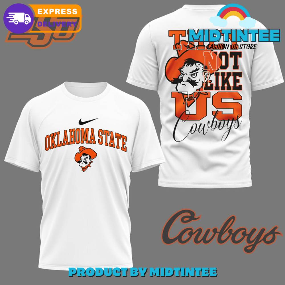 Oklahoma State Cowboys They Not Like Us White Shirt 30Uf095160 – Utopia Fashion