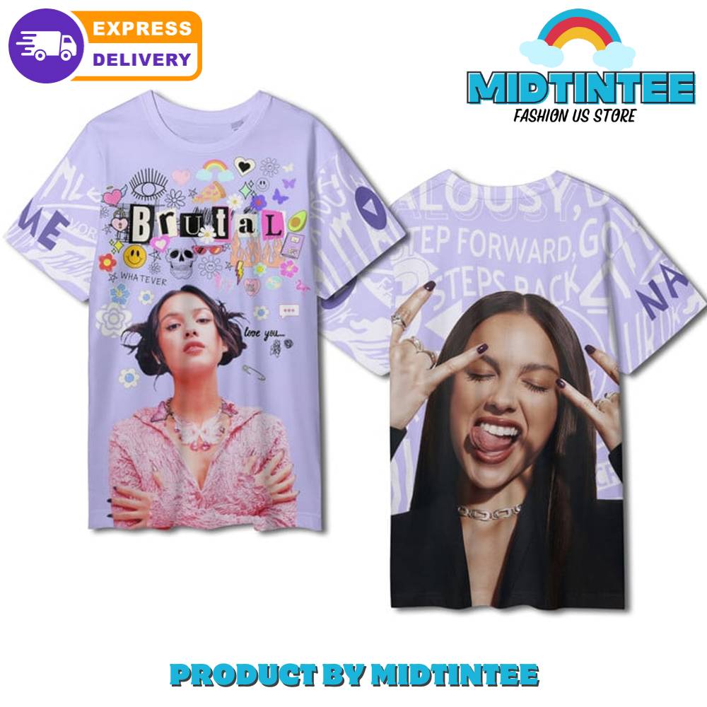 Olivia Rodrigo Brutal Purple Shirt 30Uf095169 – Utopia Fashion