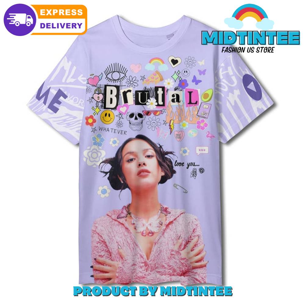 Olivia Rodrigo Brutal Purple Shirt 30Uf095169 – Utopia Fashion