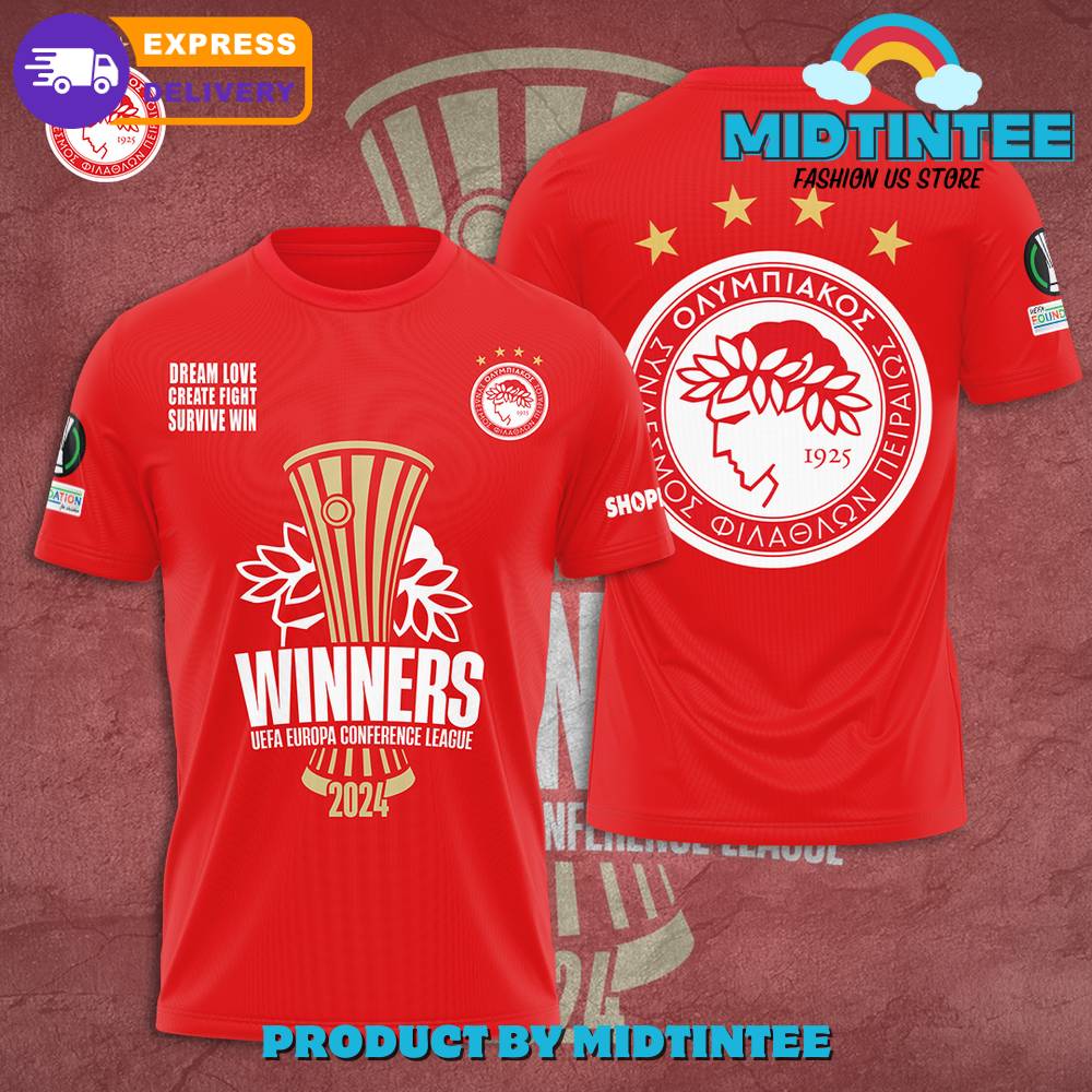 Olympiakos Fc Winners Europa Conference League Shirt 30Uf095171 – Utopia Fashion