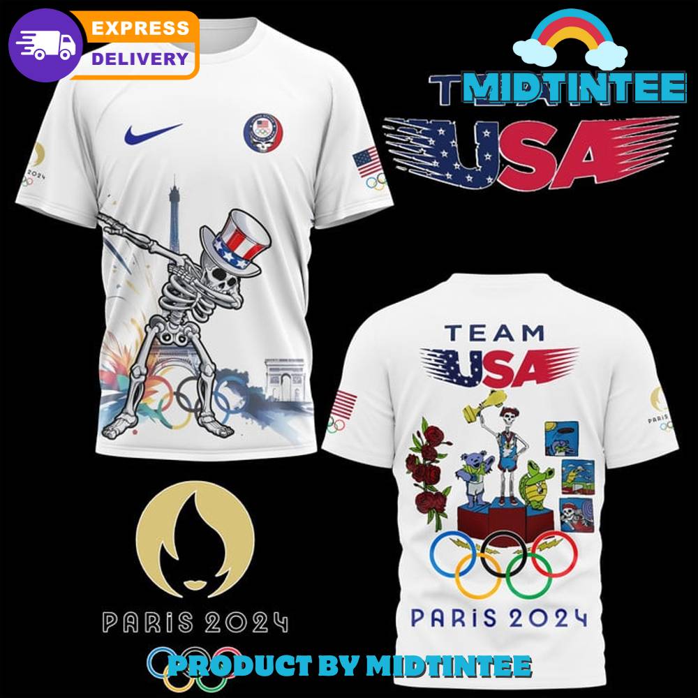 Olympic Paris Grateful Dead Team Usa White Shirt 30Uf095179 – Utopia Fashion