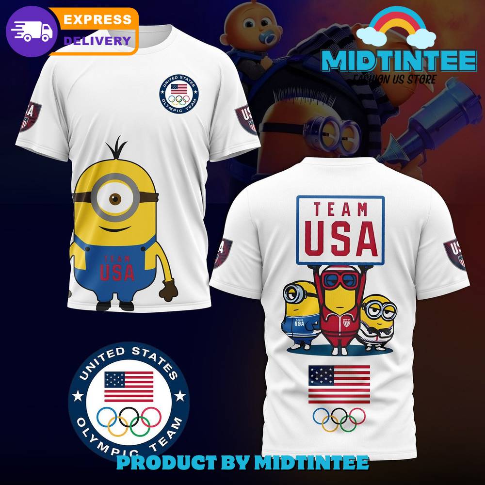 Olympic Paris Minions Team Usa Shirt 30Uf095184 – Utopia Fashion