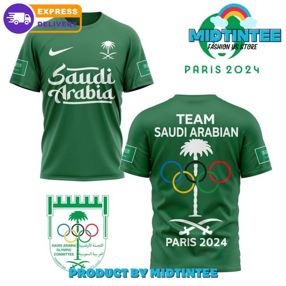 Olympic Paris Team Saudi Arabian Nike Green Shirt 30Uf095211 – Utopia Fashion