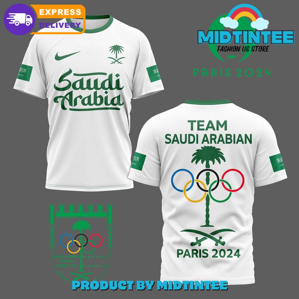 Olympic Paris Team Saudi Arabian Nike White Shirt 30Uf095212 – Utopia Fashion