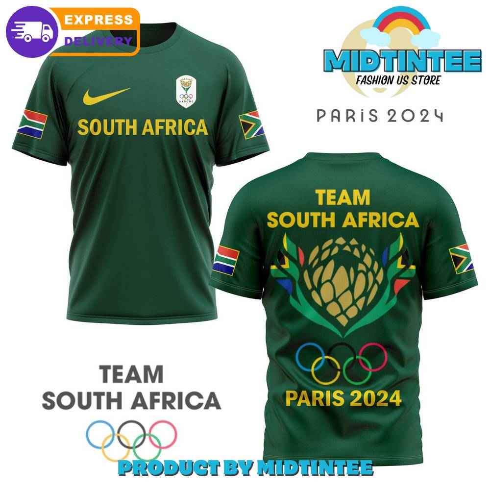 Olympic Paris Team South Africa Nike Green Shirt 30Uf095214 – Utopia Fashion