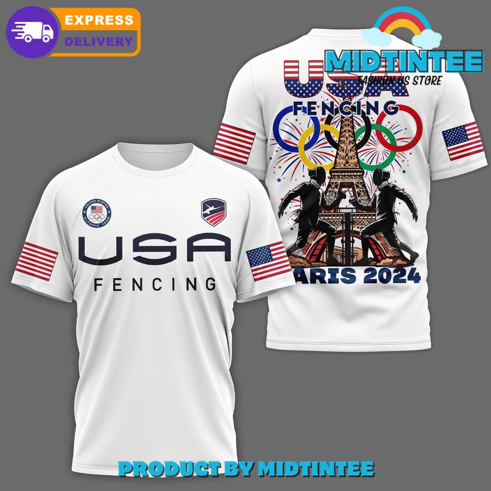 Olympic Paris Team Usa Fencing Shirt 30Uf095217 – Utopia Fashion