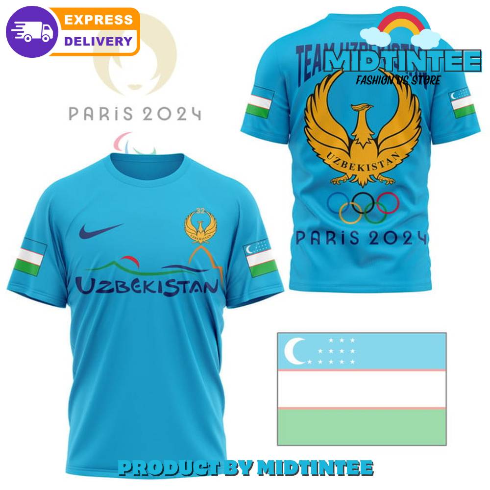 Olympic Paris Team Uzbekistan Nike Blue Shirt 30Uf095220 – Utopia Fashion