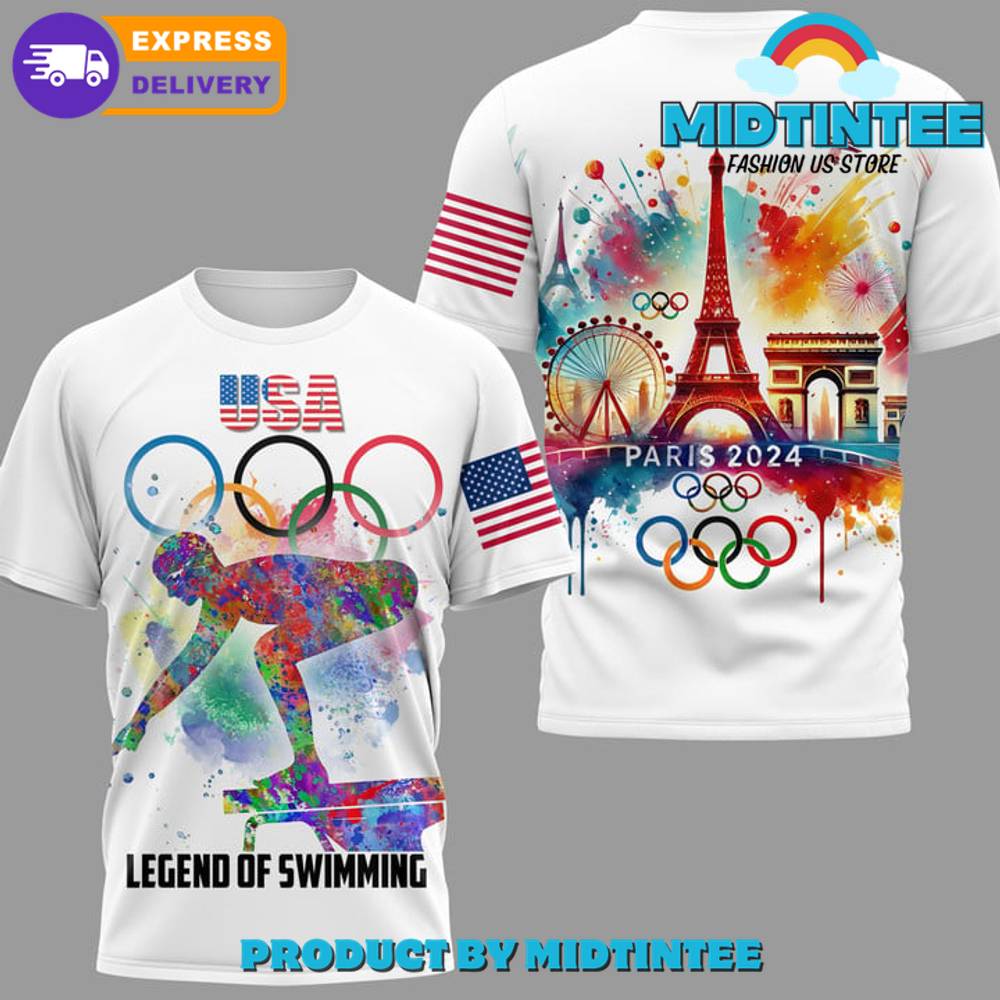 Olympic Paris Usa Legend Of Swimming Shirt 30Uf095226 – Utopia Fashion