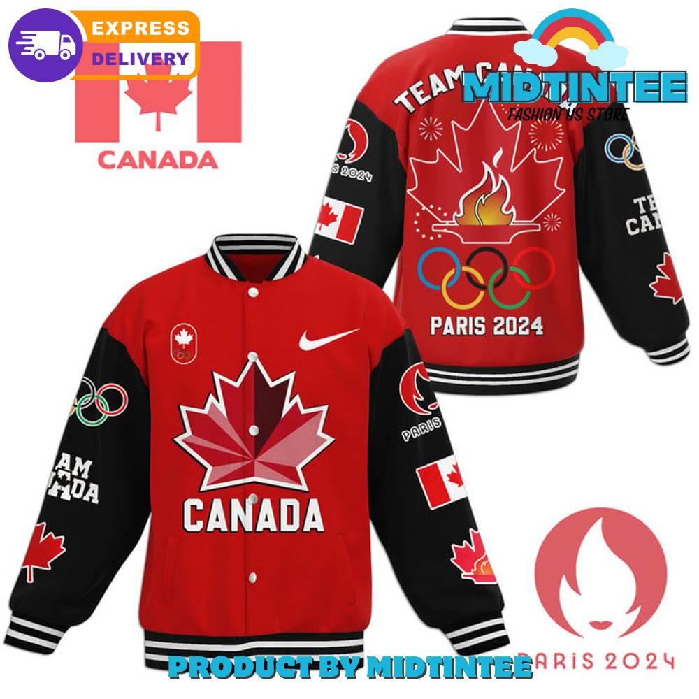 Olympic Paris Team Canada Nike Baseball Jacket 30Uf092422 – Utopia Fashion