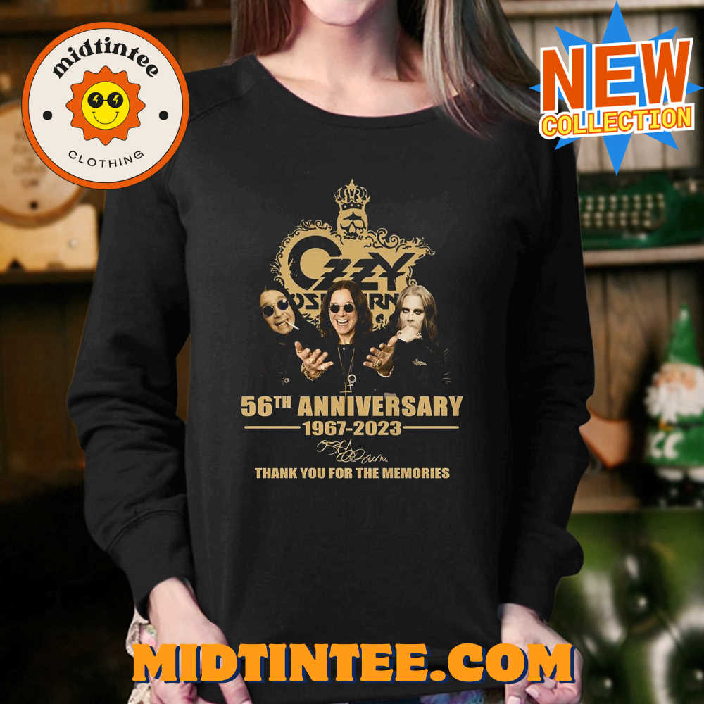 Ozzy Osbourne 56Th Anniversary – Signature Thank You For The Memories T-Shirt 30Uf094197 – Utopia Fashion