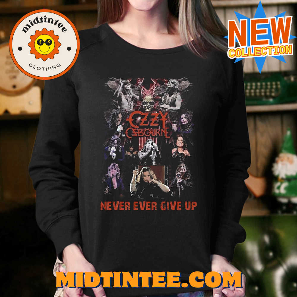 Ozzy Osbourne Never Ever Give Up T-Shirt 30Uf094198 – Utopia Fashion