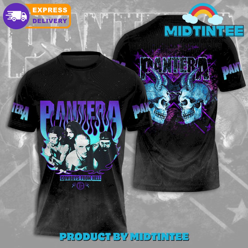 Pantera Cowboys From Hell T-Shirt 3D 30Uf095231 – Utopia Fashion