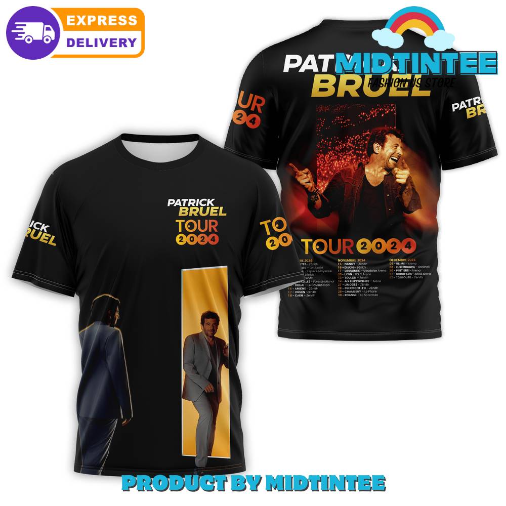 Patrick Bruel Tour Limited Edition Shirt 30Uf095234 – Utopia Fashion