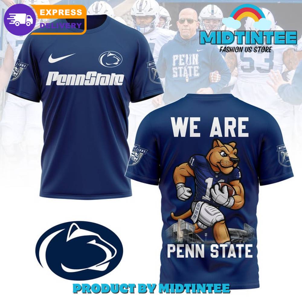 Penn State Nittany Lions Football Blue Shirt 30Uf095236 – Utopia Fashion