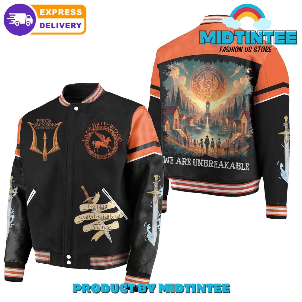 Percy Jackson We Are Unbreakable Baseball Jacket 30Uf092443 – Utopia Fashion