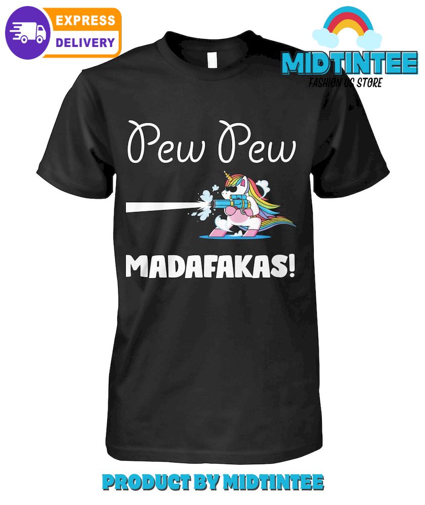 Pew Pew Madafakas Unicorn T-Shirt 30Uf094206 – Utopia Fashion