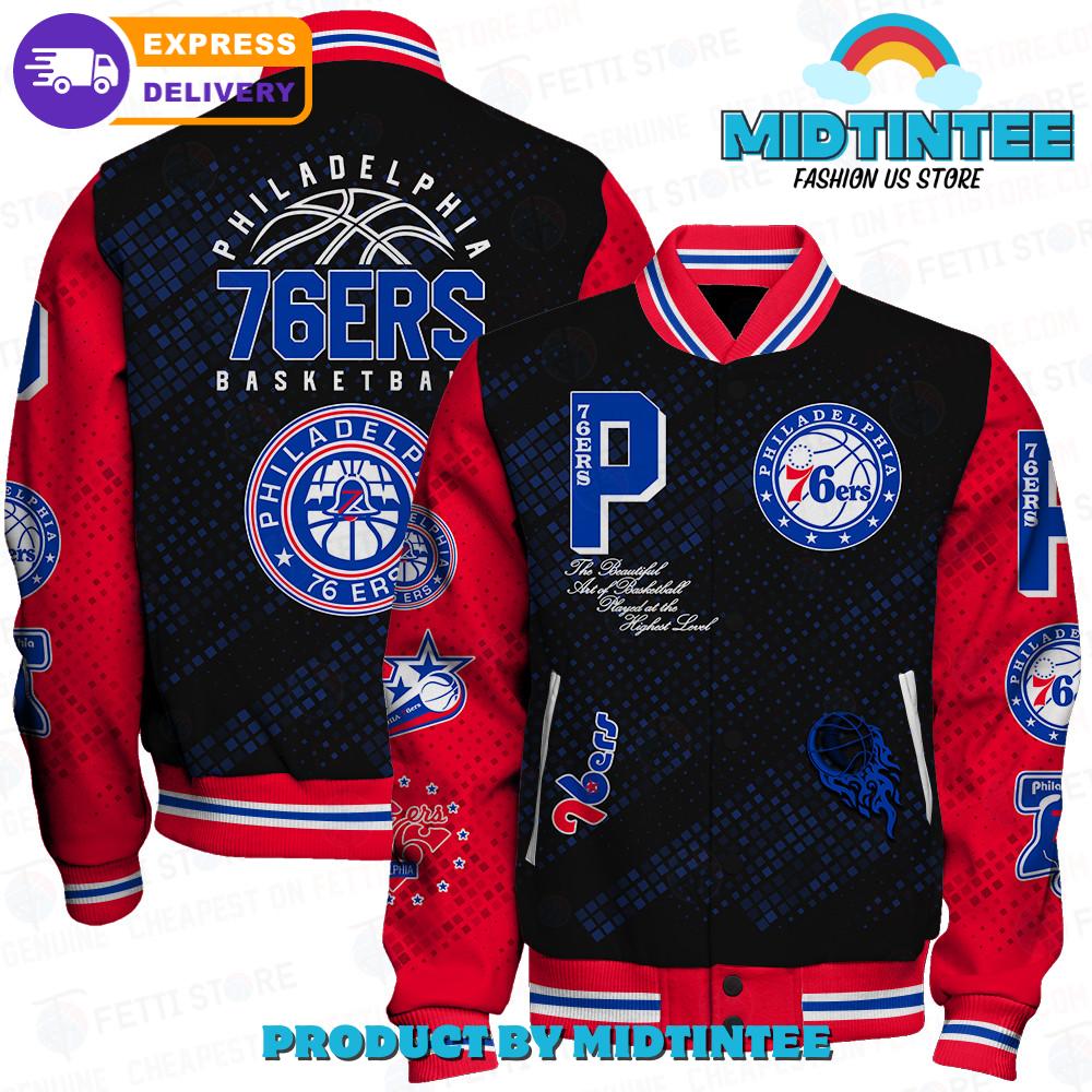 Philadelphia 76Ers National Basketball Association Varsity Jacket 30Uf092444 – Utopia Fashion