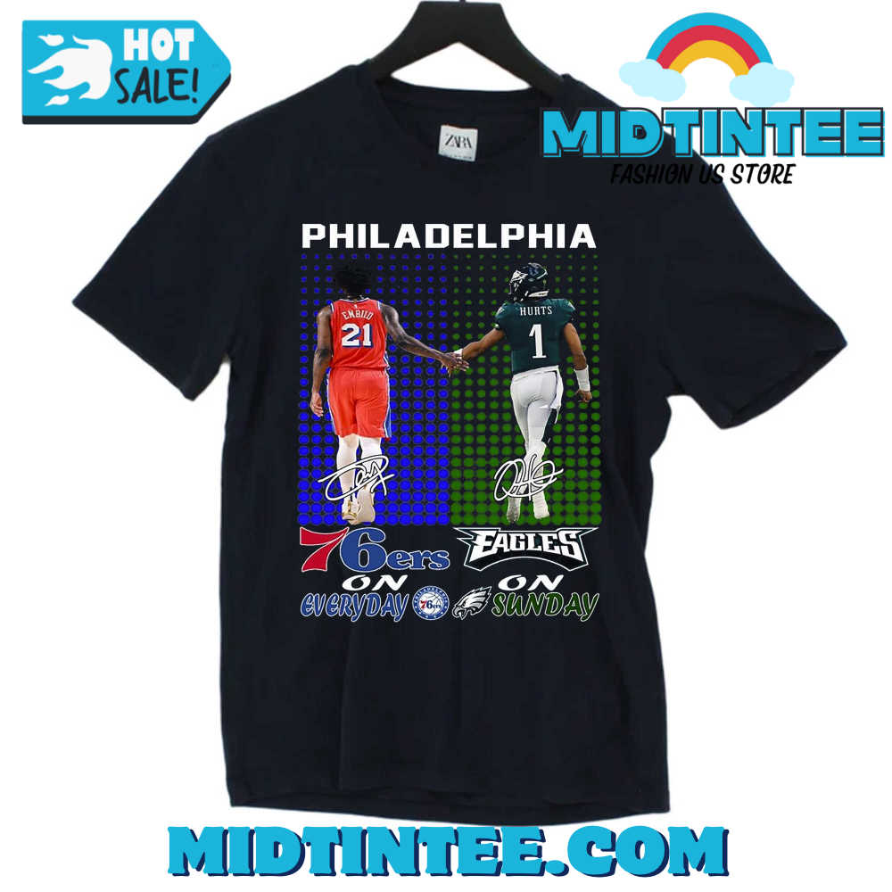 Philadelphia 76Ers On Everyday Philadelphia On Sunday T-Shirt 30Uf094207 – Utopia Fashion