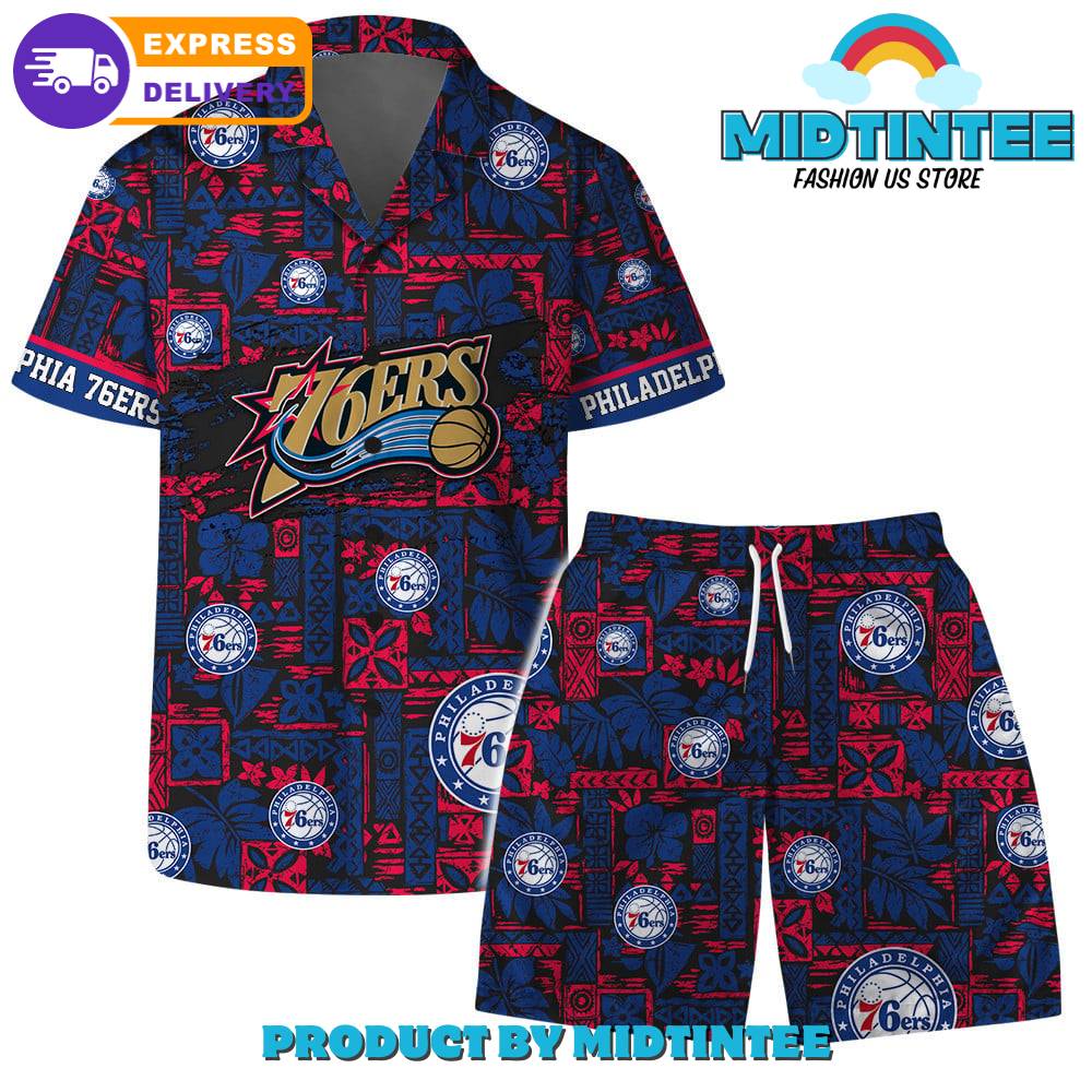 Philadelphia 76Ers Team Pattern Classic Combo Hawaiian Set 30Uf093217 – Utopia Fashion