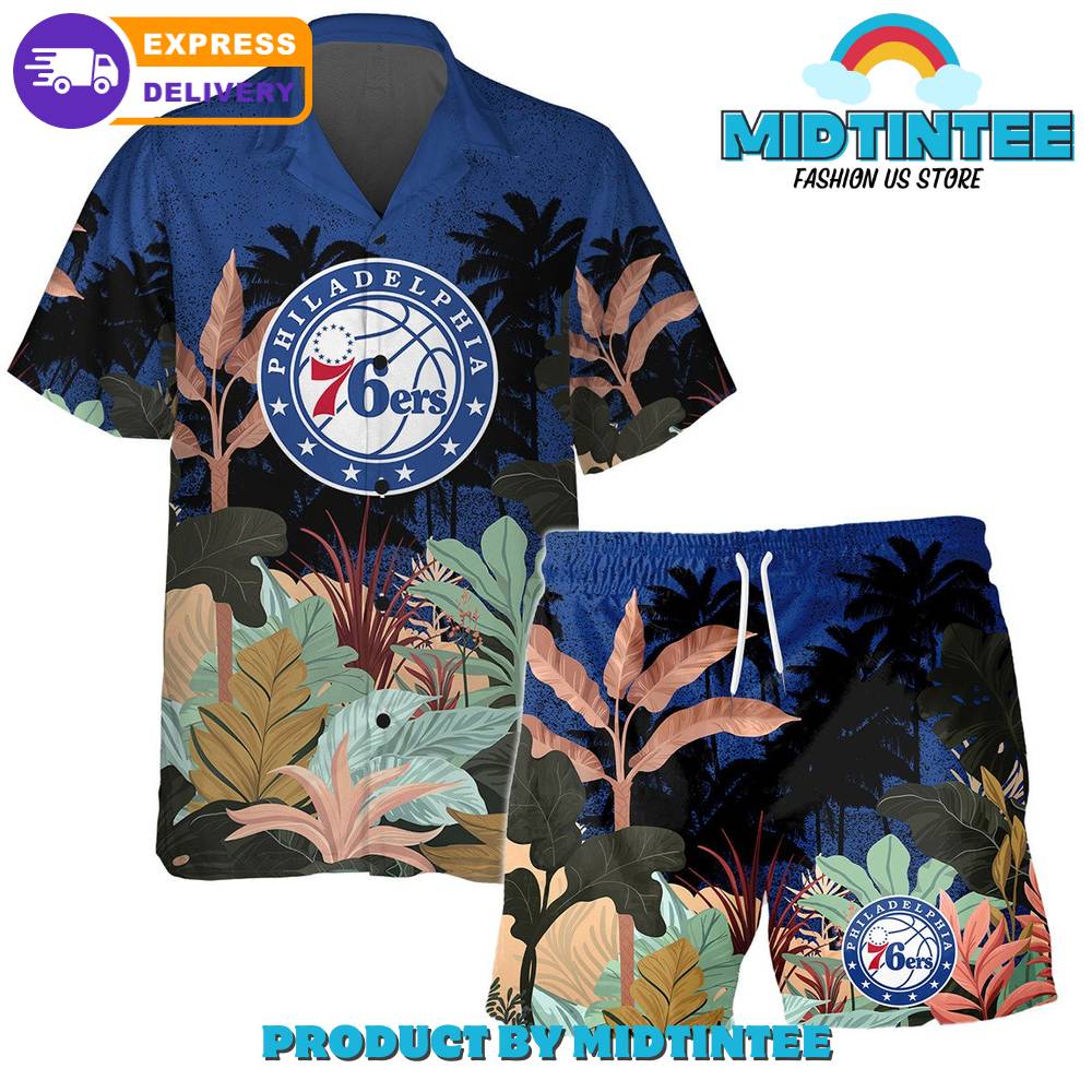 Philadelphia 76Ers Team Pattern Tropical Combo Hawaiian Set 30Uf093218 – Utopia Fashion