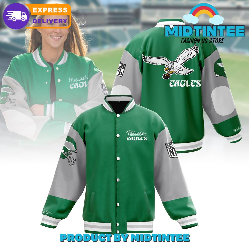 Philadelphia Eagles Letterman Baseball Jacket 30Uf092448 – Utopia Fashion