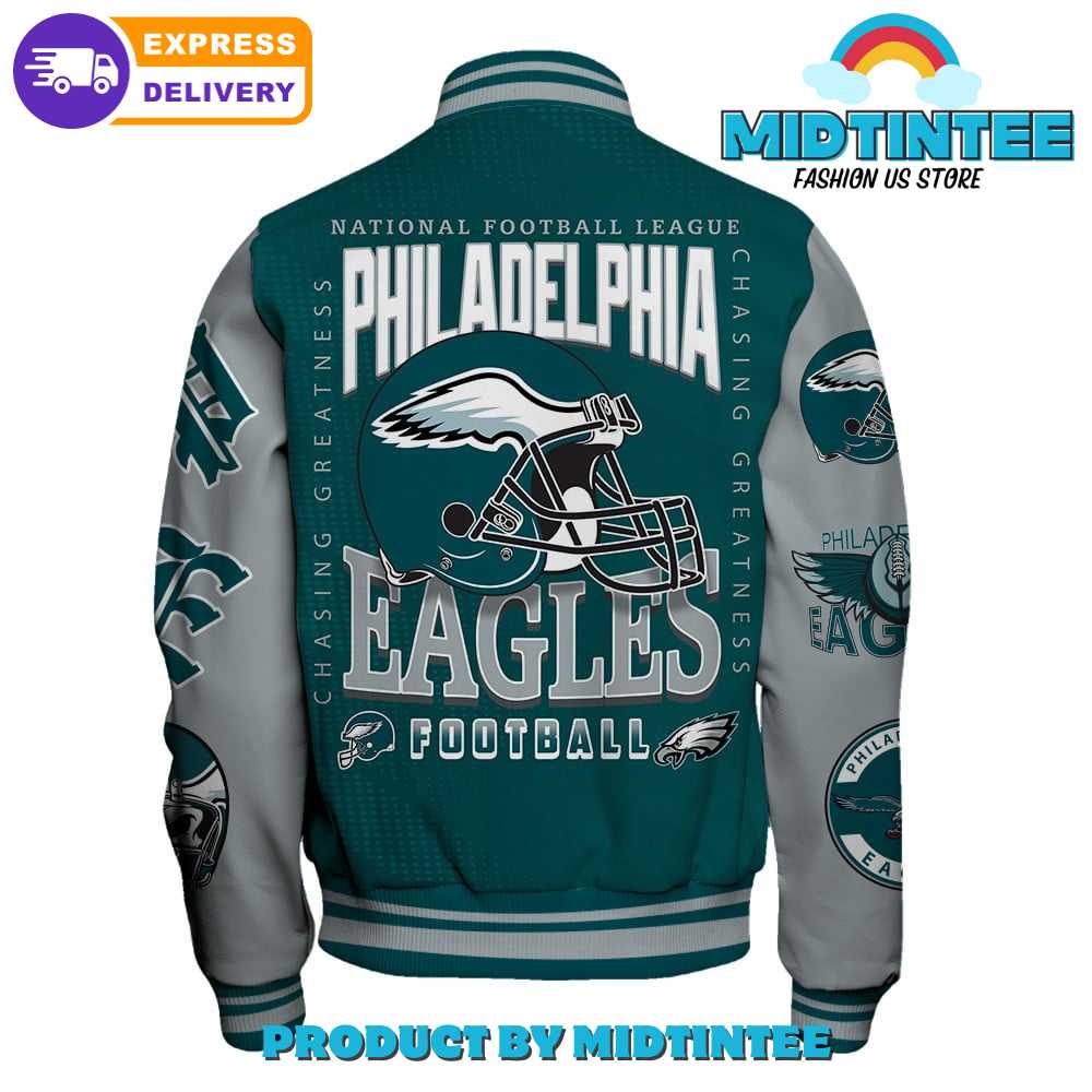 Philadelphia Eagles Nfl National Football Conference Varsity Jacket 30Uf092450 – Utopia Fashion