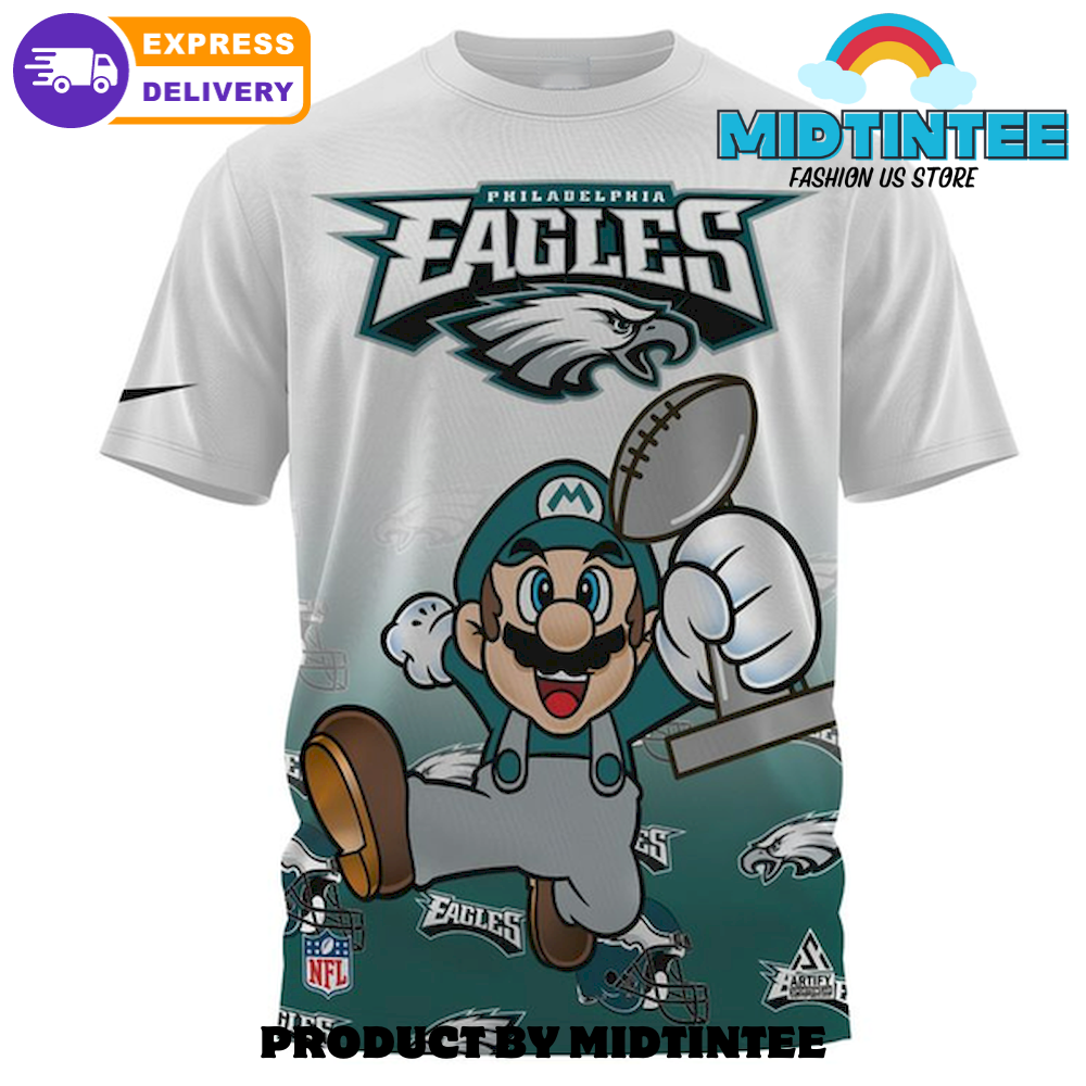 Philadelphia Eagles X Mario Fullprinted Tshirt 30Uf094210 – Utopia Fashion