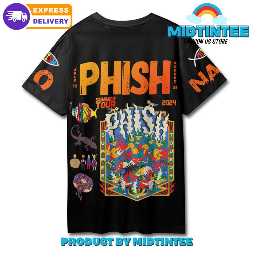 Phish Band Summer Tour Customized Black Shirt 30Uf095255 – Utopia Fashion