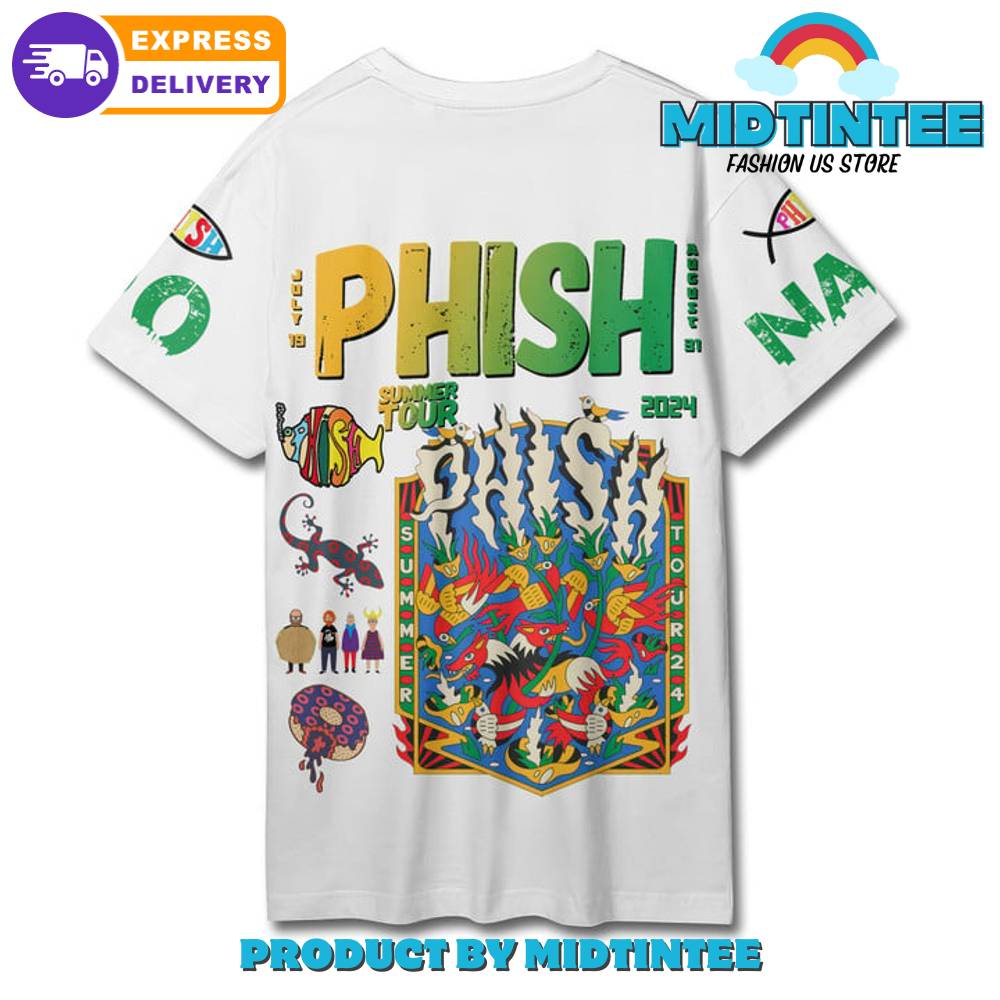 Phish Band Summer Tour Customized White Shirt 30Uf095256 – Utopia Fashion