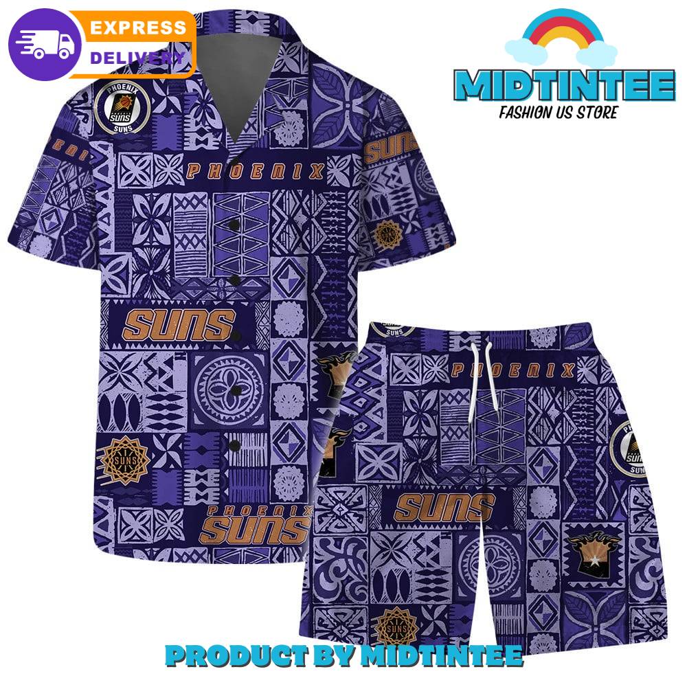 Phoenix Suns Team Tropical Pattern Combo Hawaiian Set 30Uf093229 – Utopia Fashion