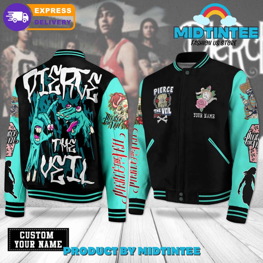 Pierce The Veil Band Custom Name Baseball Jacket 30Uf092455 – Utopia Fashion