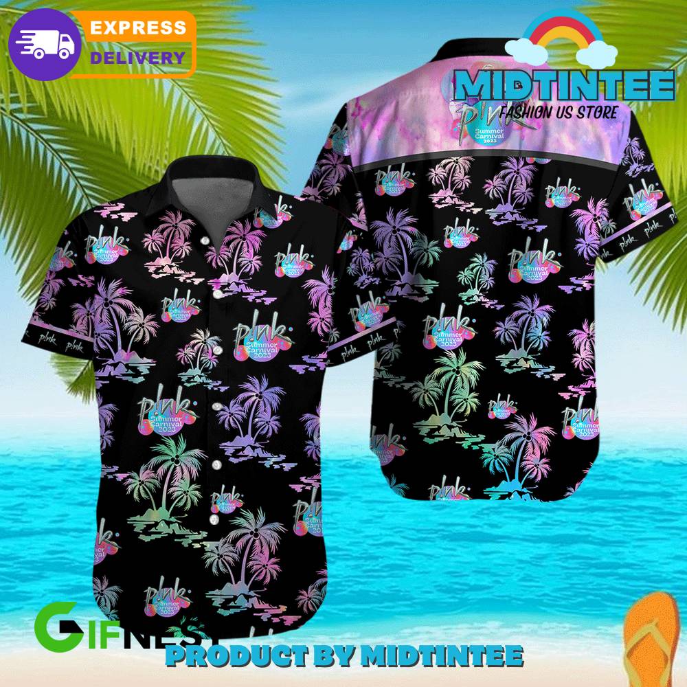 Pink Summer Carnival Summer Trending Black Hawaiian Shirt 30Uf093231 – Utopia Fashion